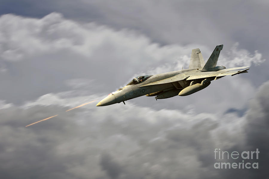 F18 Sting Digital Art by Airpower Art