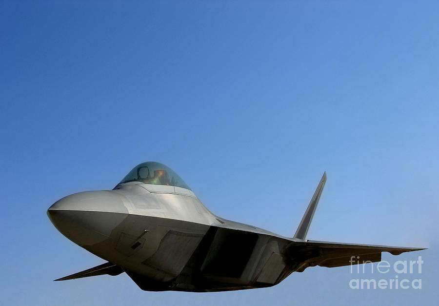 F22 Raptor  Photograph by Olivier Le Queinec