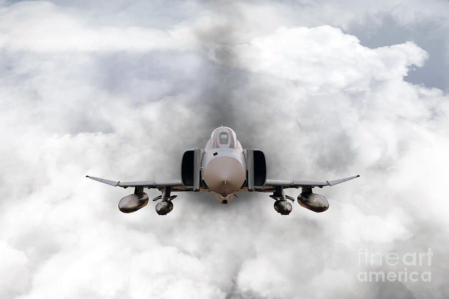 F4 Phantom Digital Art by Airpower Art