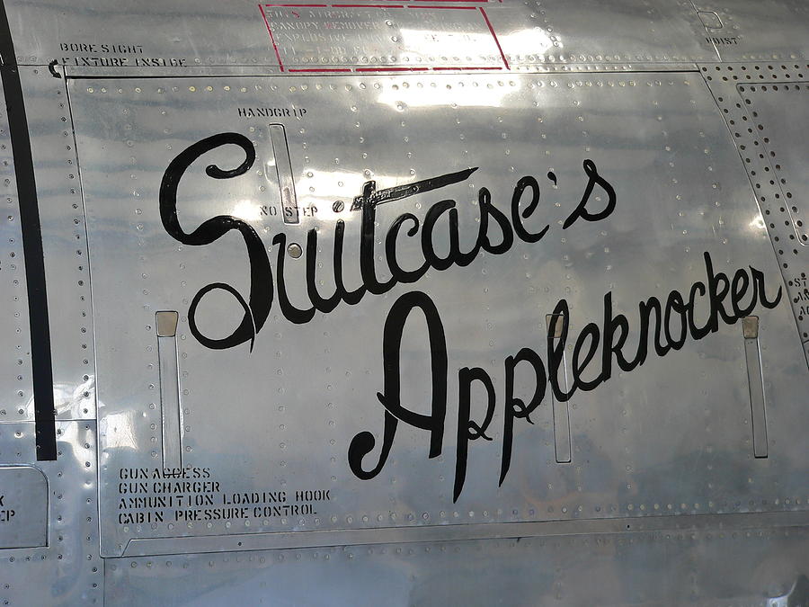 F86 Suitcases Appleknocker Photograph by Jeff Lowe