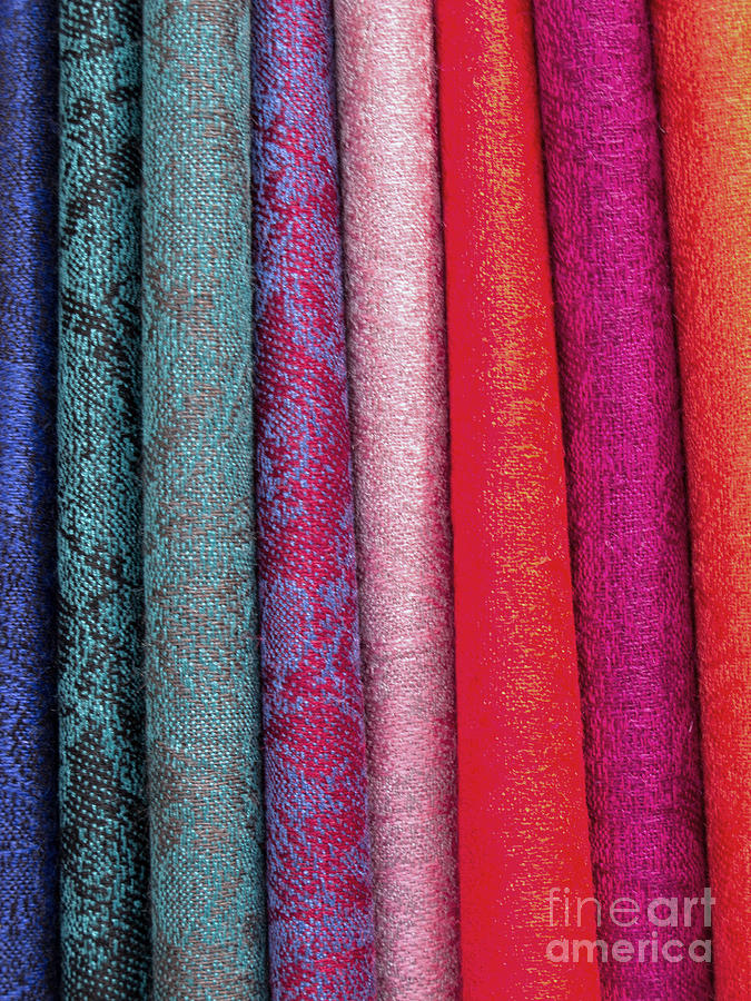 Fab Fabrics Photograph by Ann Horn