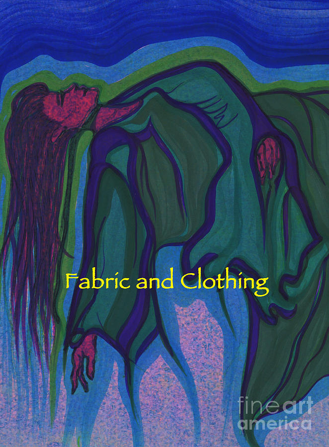 FABRIC and CLOTHING Group Avatar Mixed Media by First Star Art