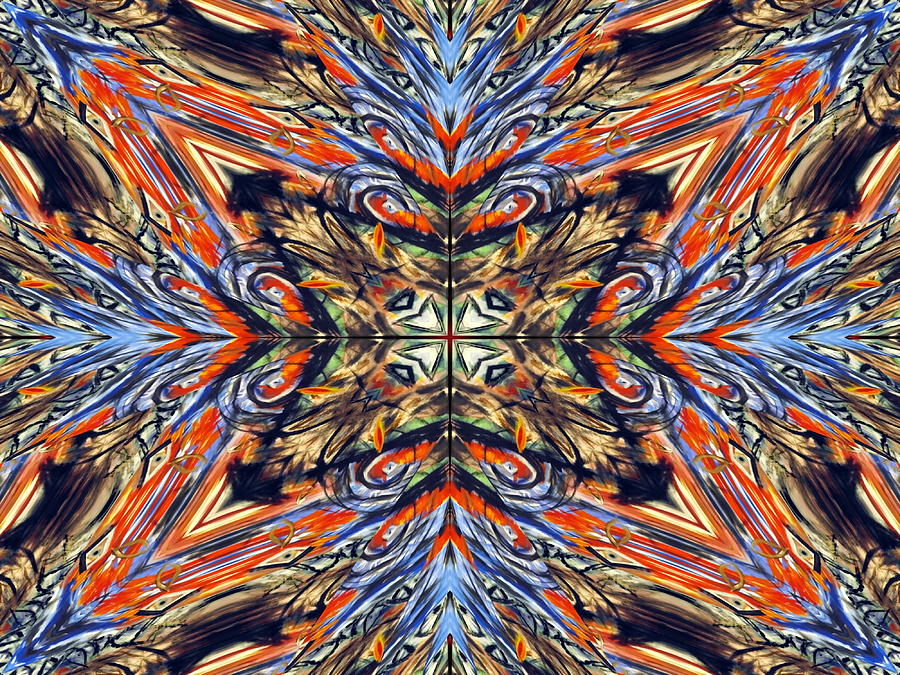 Fabric Digital Art - Fabric of balance by Darryl KRAVITZ Fabric Digital Art - Fabric of balance by Darryl KRAVITZ