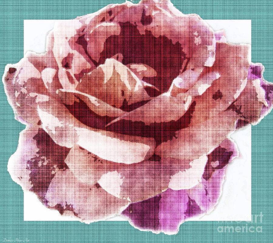 Fabric Rose perhaps Photograph by Debbie Portwood