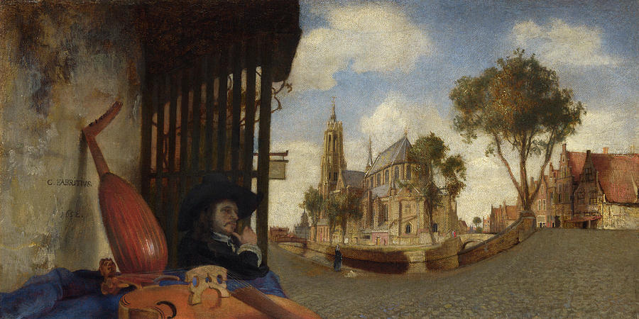 Fabritius View Of Delft Painting by Granger Fabritius View Of Delft Painting by Granger