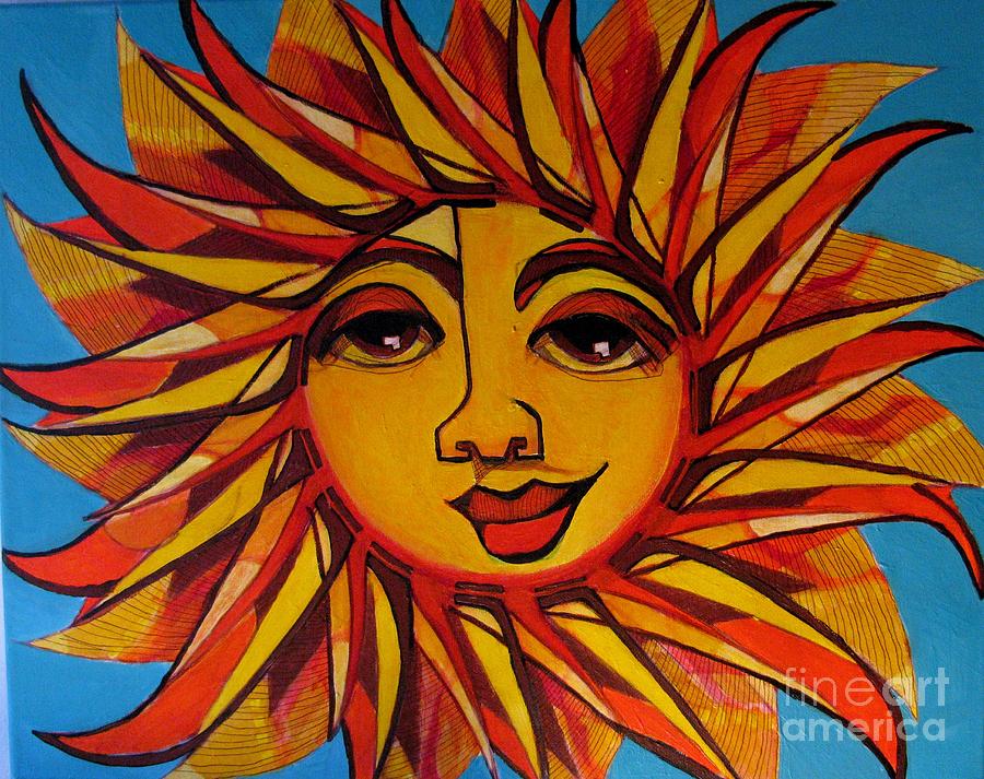 Fabulous Fanny - Here Comes the Sun Painting by Grace Liberator - Fine ...