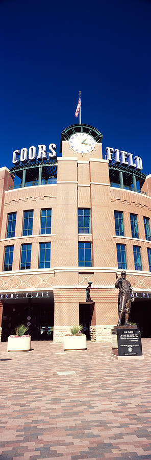 Architecture Photograph - Facade Of A Baseball Stadium, Coors by Panoramic Images