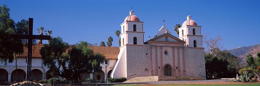 Architecture Photograph - Facade Of A Mission, Mission Santa by Panoramic Images