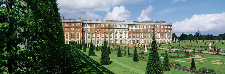 Facade Of A Palace, Hampton Court Photograph by Panoramic Images