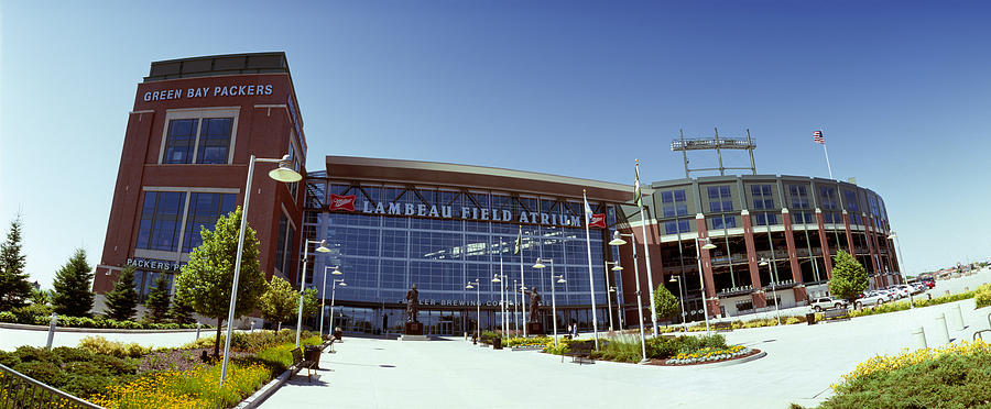 Facade Of A Stadium, Lambeau Field Photograph by Panoramic Images