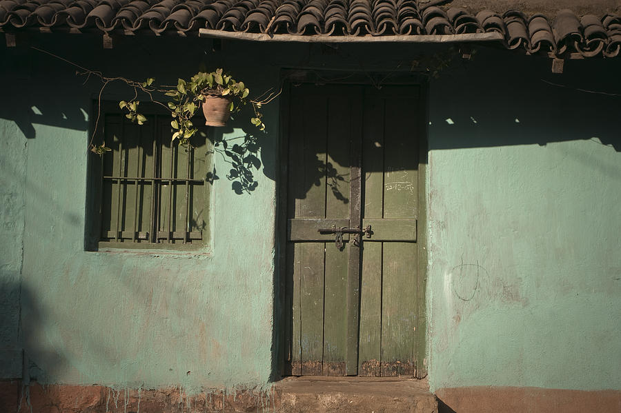Facade of an indian house Photograph by Maria Heyens