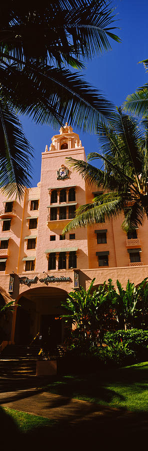 Facade Of Royal Hawaiian Hotel Photograph by Panoramic Images