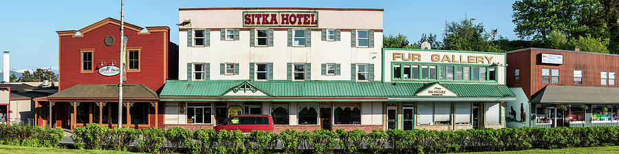 Architecture Photograph - Facade Of Sitka Hotel, Lincoln Street by Panoramic Images
