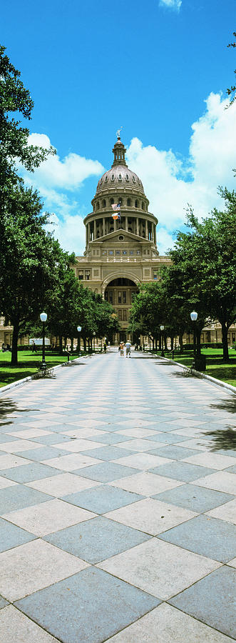 Architecture Photograph - Facade Of The Texas State Capitol by Panoramic Images