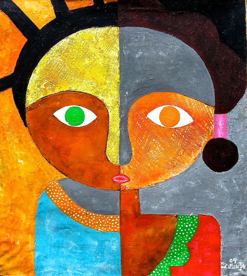 Face 2 Painting by Kibunja
