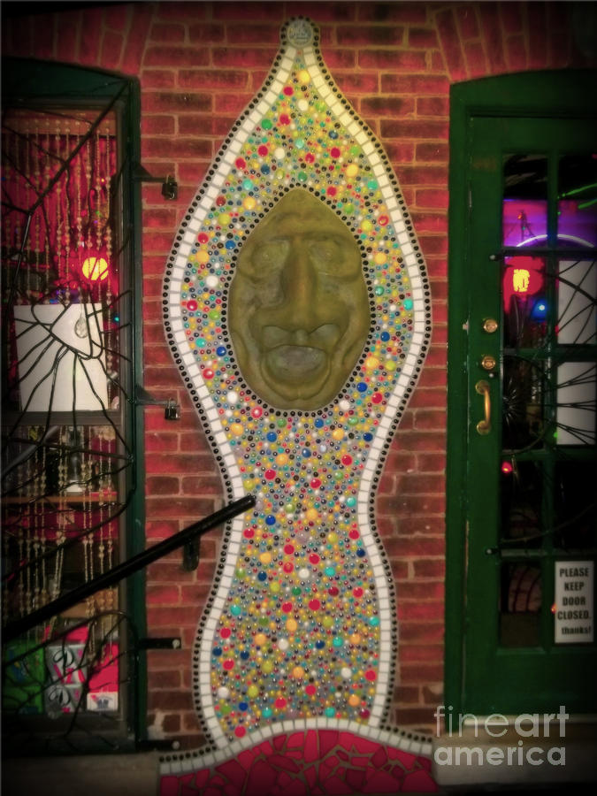 Face in Mosaic Edited Photograph by Kelly Awad