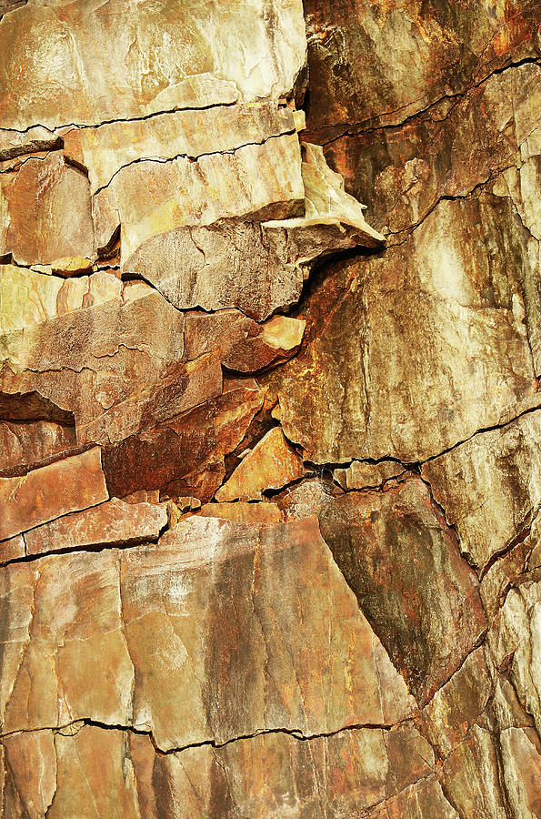 Face-like Figure Rock Formation Photograph by Stuart Paton