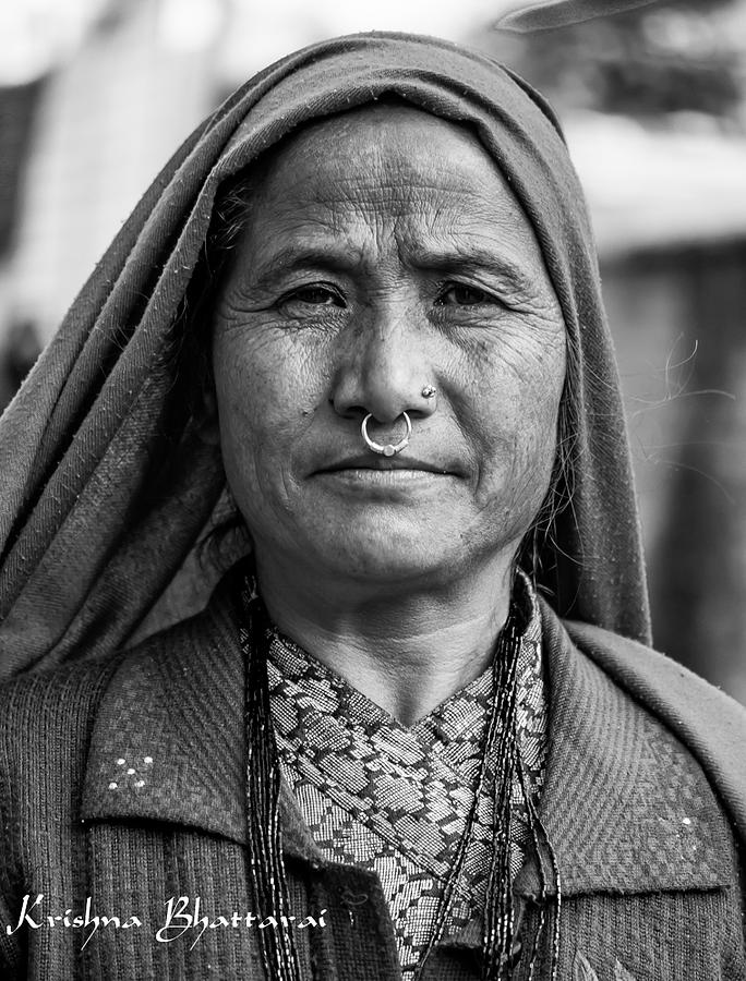 Face of Nepal Photograph by Krishna Bhattarai - Fine Art America