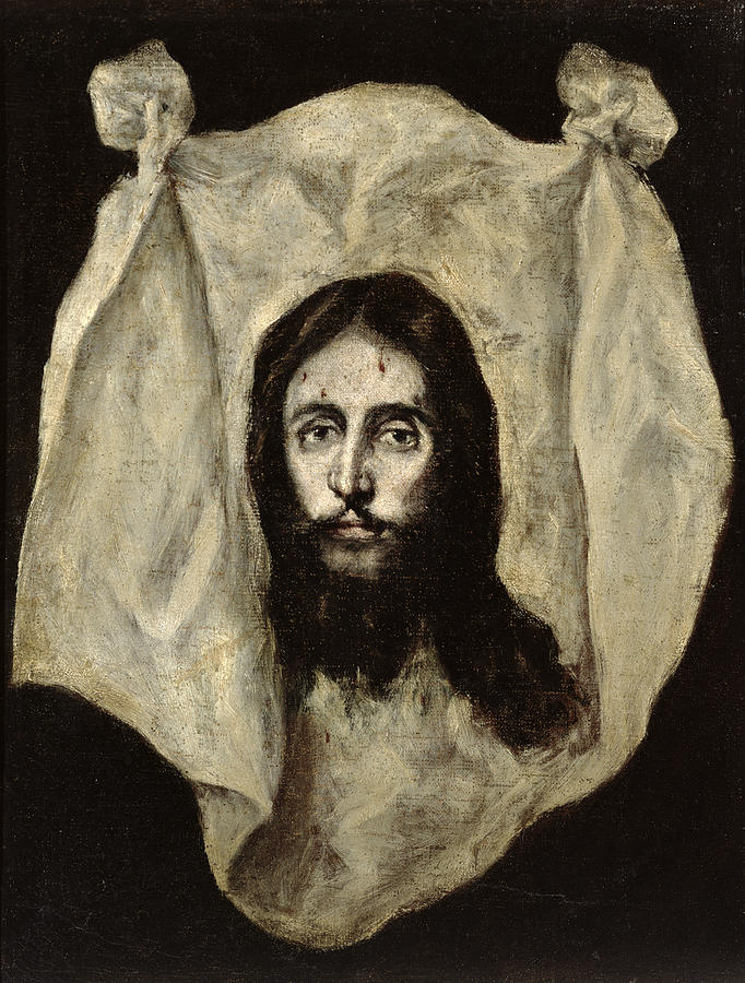 Face Of The Christ Painting by El Greco - Pixels