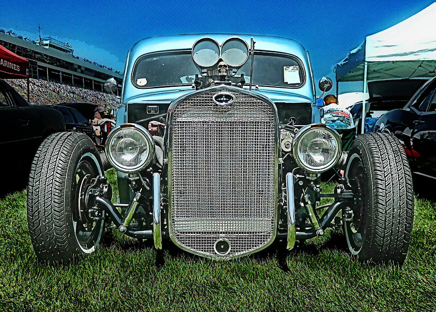 Face Of The Rat Rod Photograph by Vic Montgomery