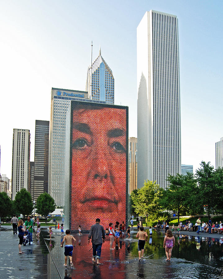 Chicago Photograph - Face by Rick Selin