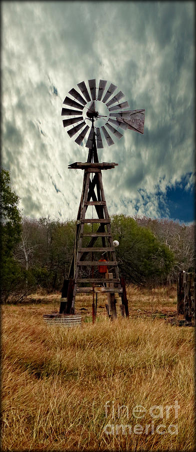 Face The Wind - Windmill Photography Art Photograph by Ella Kaye Dickey