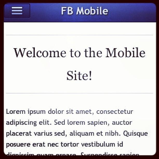Website Photograph - #facebook Style #monile #website #by by Katie Ball