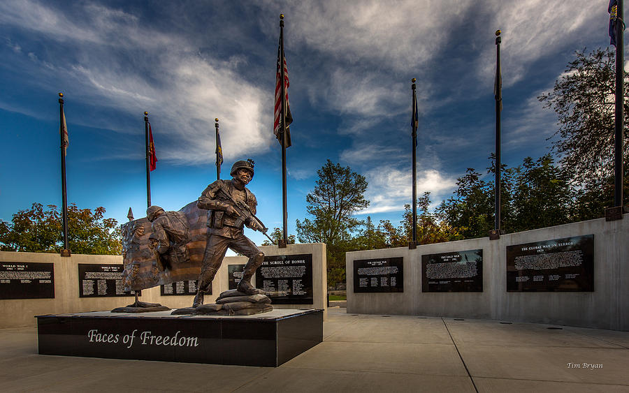 Landscape Photograph - Faces of Freedom by Tim Bryan