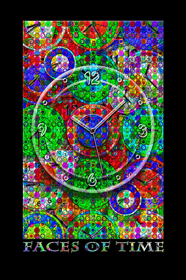 Faces Of Time 3 Digital Art