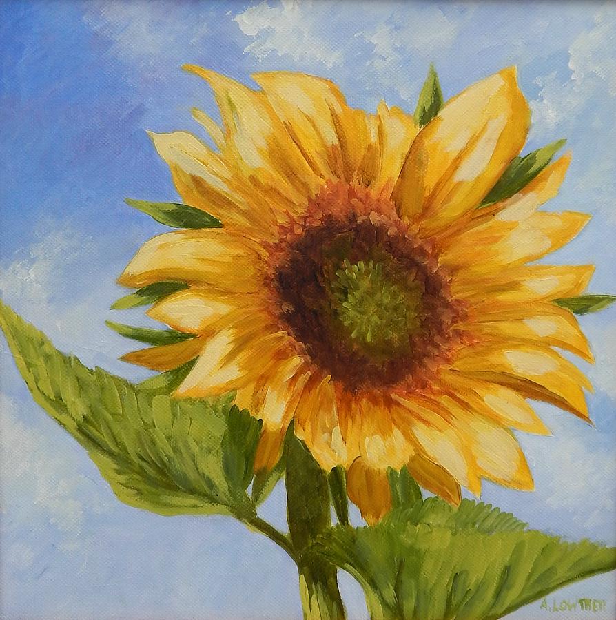 Facing the Sunshine Painting by Anna Lowther - Pixels