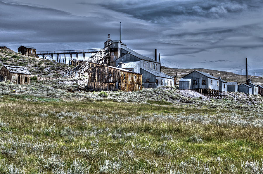 Factory at Bodie 2 Photograph by SC Heffner