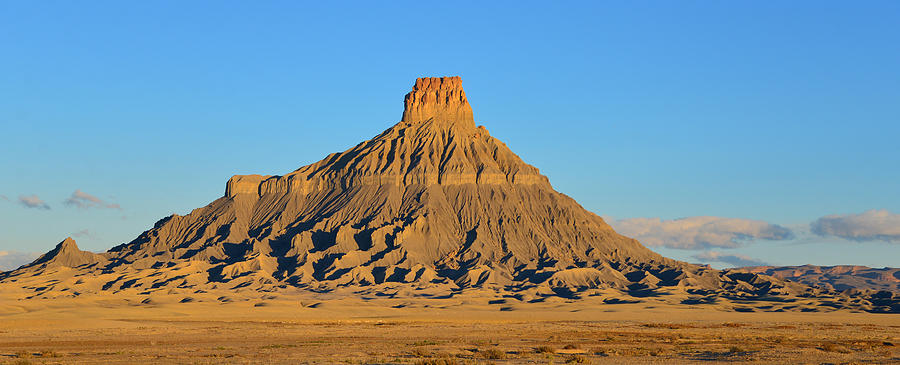Factory Butte Desert panoramic Photograph by David Lee Thompson