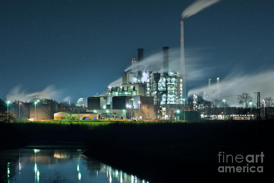 Factory Under The Stars Photograph