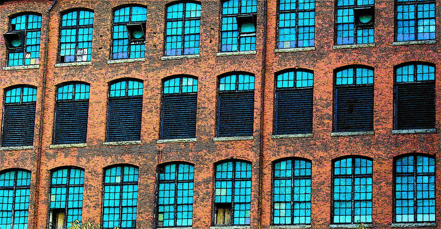Factory Windows Photograph by Rodney Lee Williams