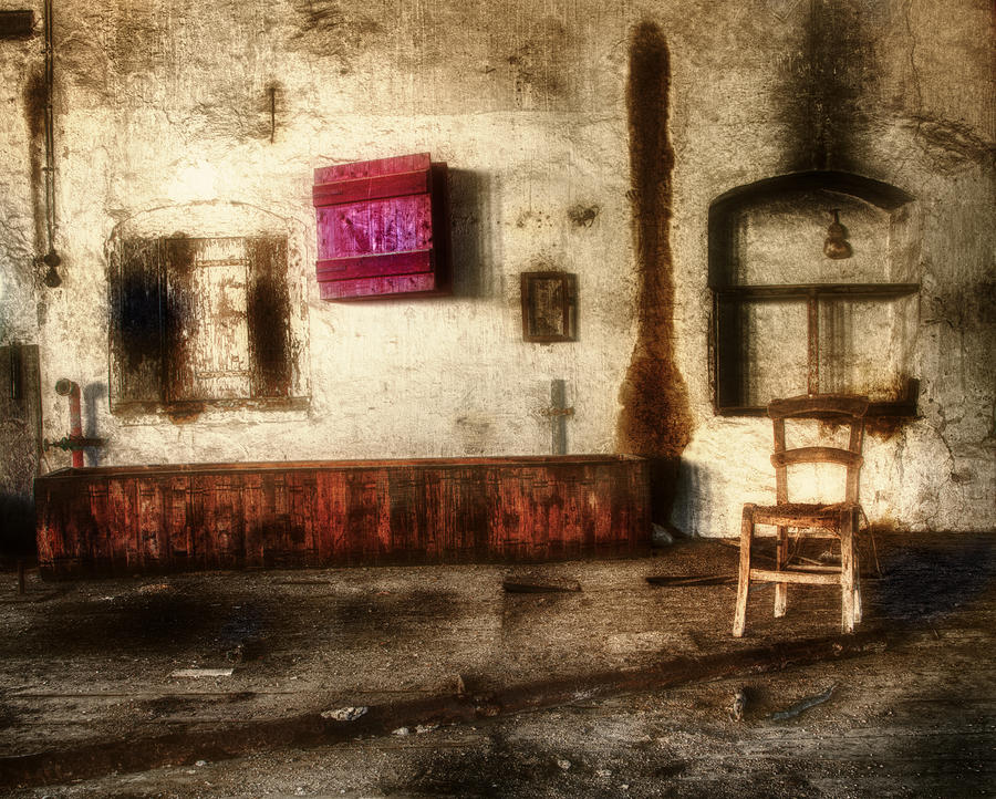 Chair Photograph - Fade... by Emmanouil Klimis