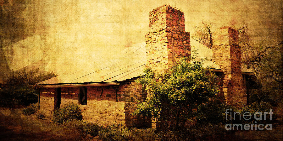 Vintage Photograph - Faded Building by Phill Petrovic