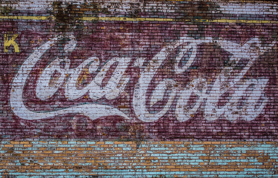 Faded Coca Cola Sign Photograph by Paul Freidlund