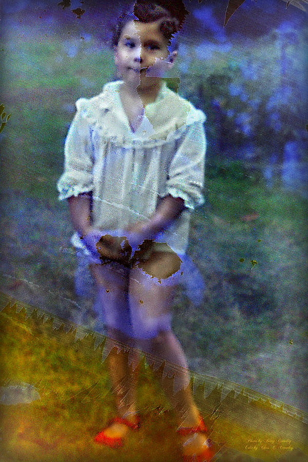 Little Girl Photograph - Fading Memories by Chris Crowley