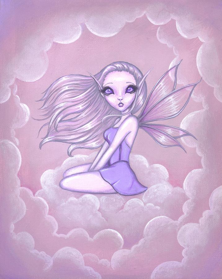 Pastel Fairy Painting - Fae Colours 02 by Elaina  Wagner