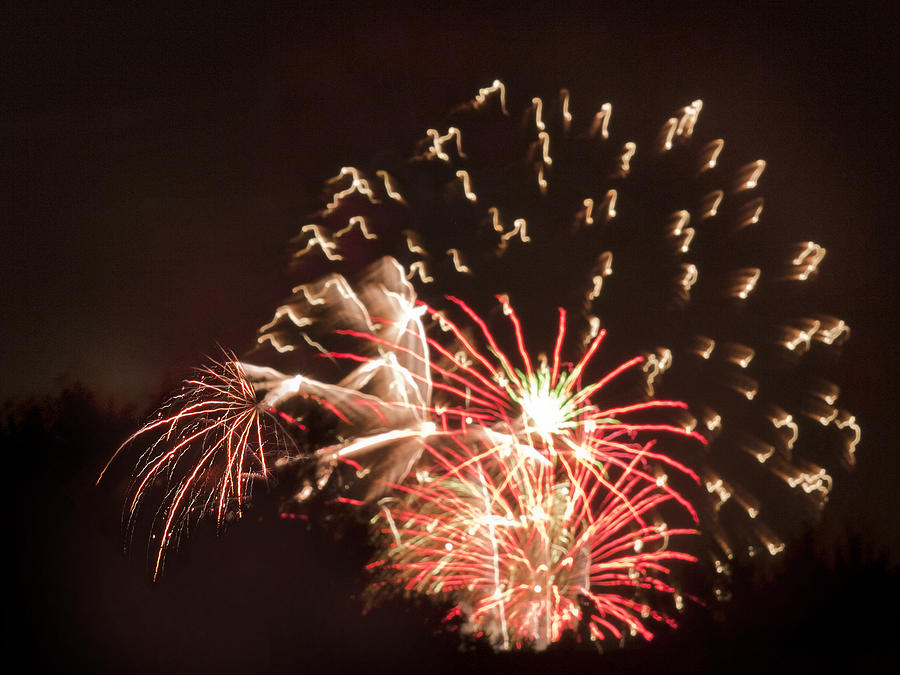 Faerie In The Fireworks Photograph by Terri Harper