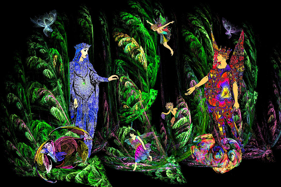 Faery Forest Digital Art by Lisa Yount