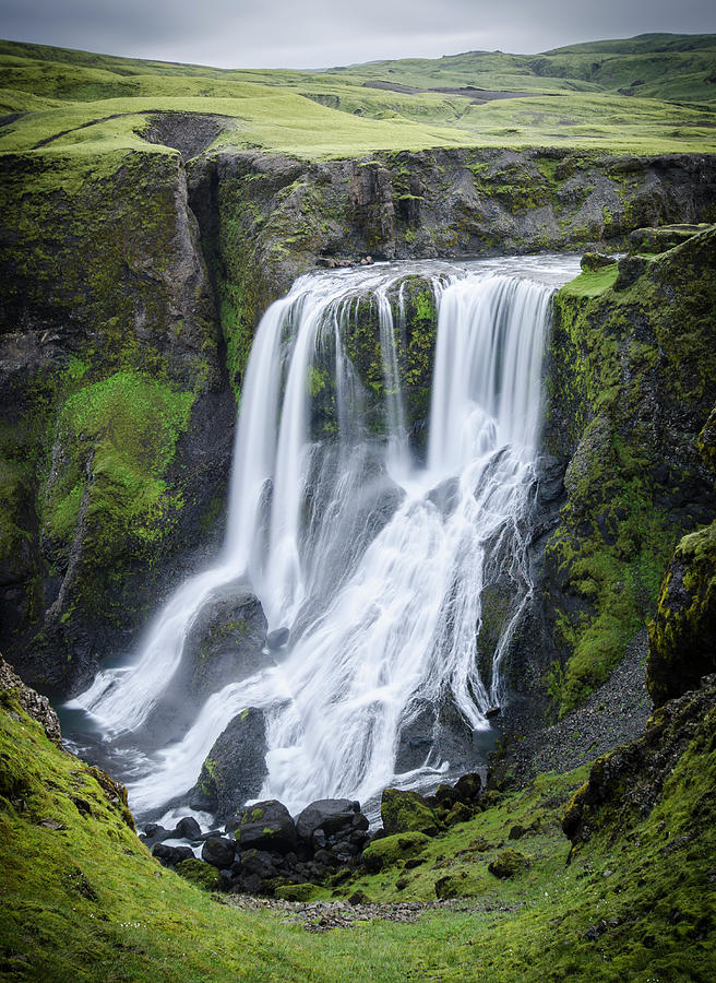 Fagrifoss Waterfall by Jamie Gordon