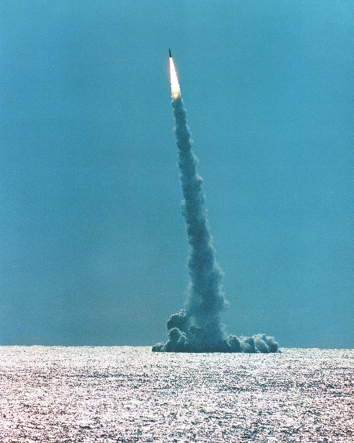 Failed Trident Missile Test Launch Photograph by Us Navy/science Photo Library