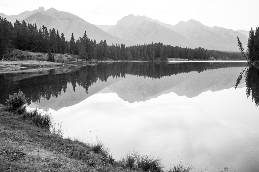 Fairholme Mt Range and Lake Photograph by Douglas Barnett | Fine Art ...