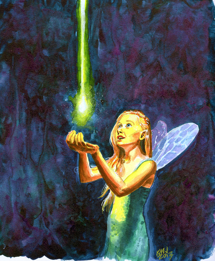 Fantasy Painting - Fairie Wonder by Ken Meyer jr