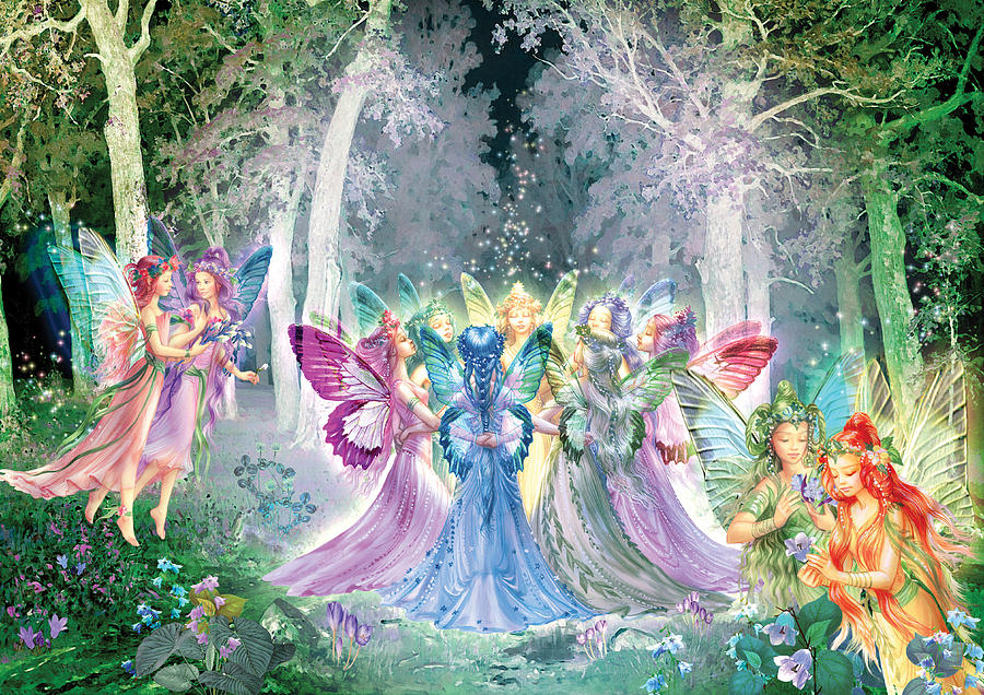 Fairy Photograph - Fairies Song by MGL Meiklejohn Graphics Licensing