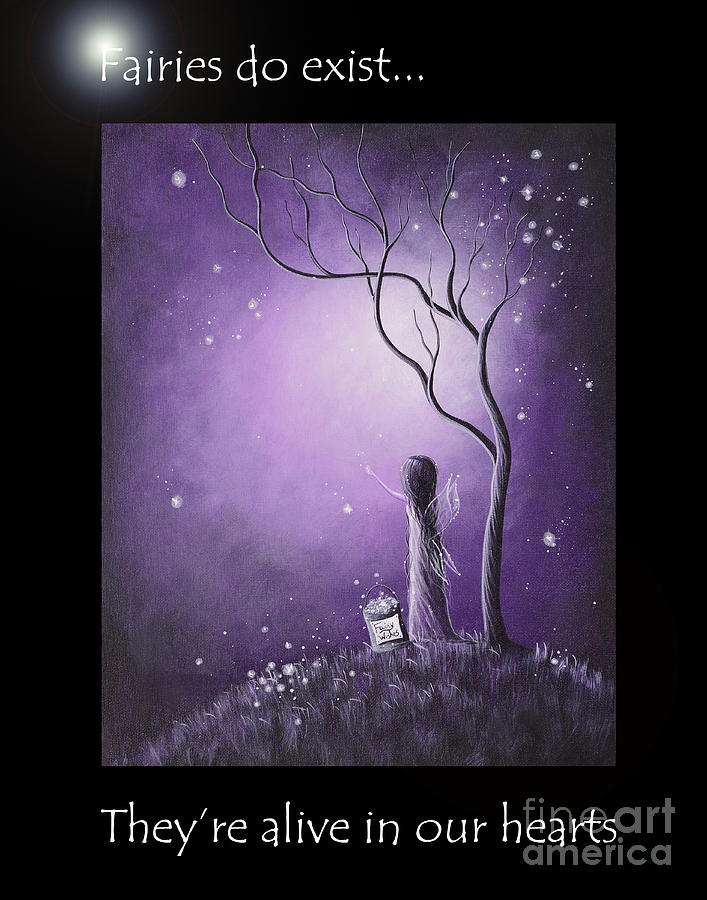 Fairy Art by Shawna Erback Painting by Moonlight Art Parlour