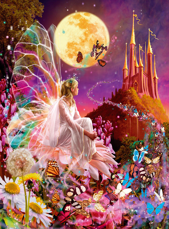 Fairy Photograph - Fairy Dream Variant 2 by MGL Meiklejohn Graphics Licensing