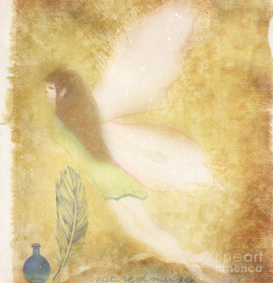 Fairy Painting - Fairy Folk Magic by Sacred  Muse