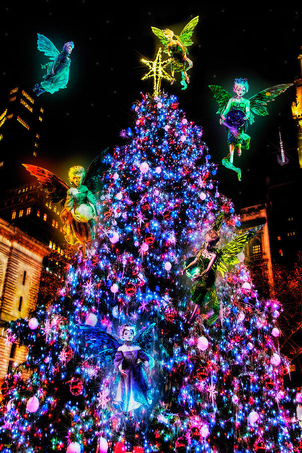 Fairy Holiday Tree Photograph by Chris Lord